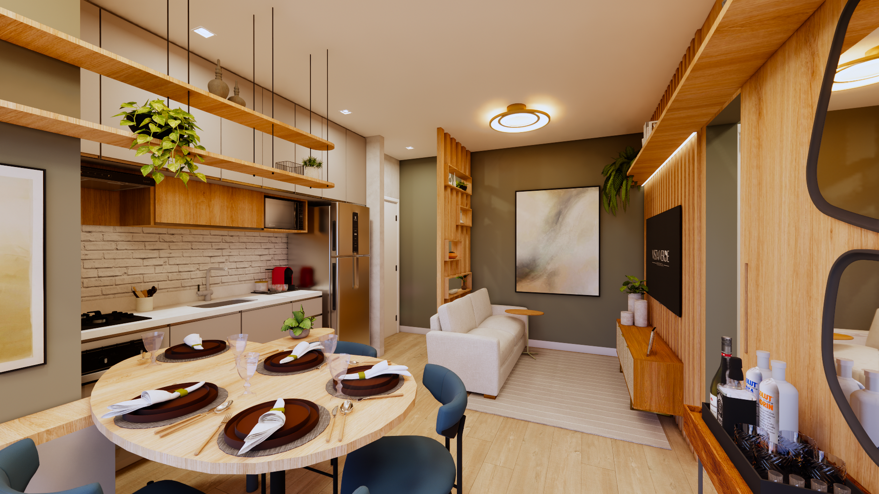 Apartamento 01 - jantar